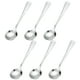 thumbnail image 1 of 6uds Inoxidable Acero Sopa Cuchara 5.1 Pulgada Té Cucharas Redondas Cena Cucharas Postre Cuchara para Cena Caldo Café Sopa, Plata, 1 of 7