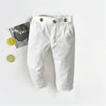 thumbnail image 3 of Qingpeng Toddler Boys Dress Pants Formal Flat Front School Uniform Pants for Kids Boy Casual Loose Adjust Waist Suit Trousers, 3 of 4