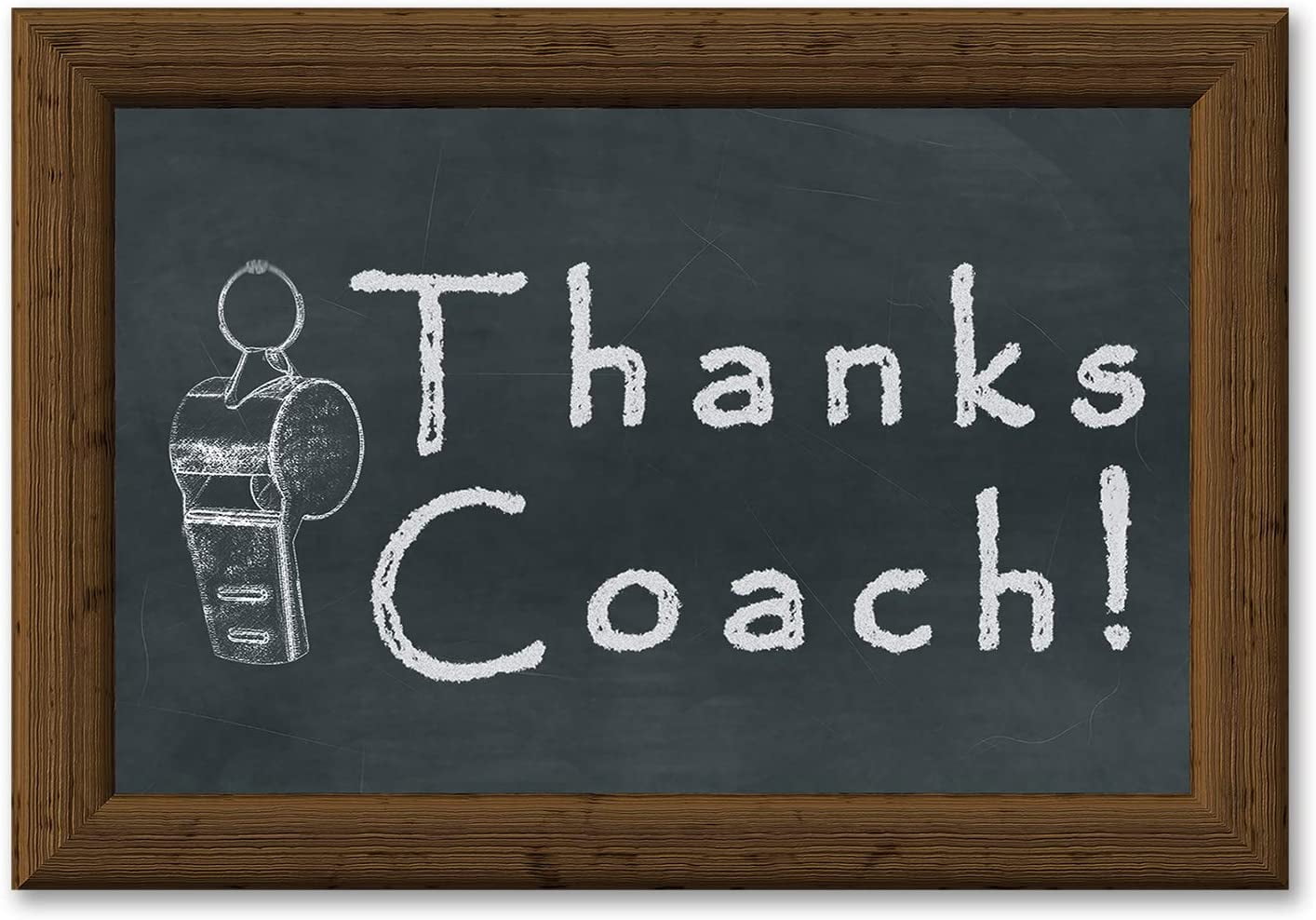 Jumbo Extra-Large Thanks Coach Greeting Card - Thank You - Blank on the  Inside - With Envelope 