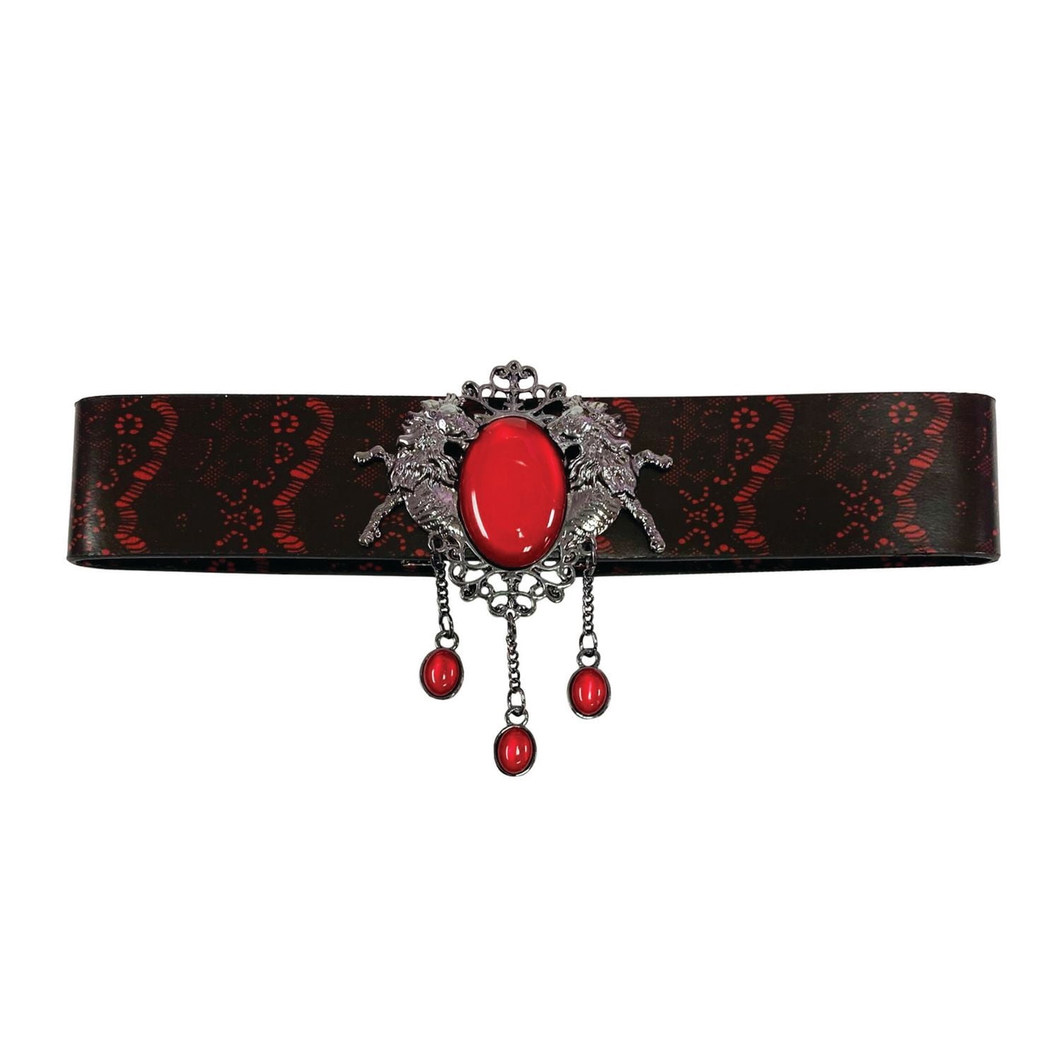 Way to Celebrate! Halloween Gothic Choker, Black Women, One Size