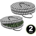 thumbnail image 2 of Round 36" Wreath Storage Container With Handles, Fabric Christmas Wreath Storage, 2 of 5