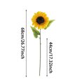 thumbnail image 3 of Artificial Sunflowers Bouquet 3 Styles, Long & Short Stem Silk Flower Arrangements, Realistic Sunflowers for Home Garden Wedding Centerpiece, Party, Photography Prop, Vase Display (26.7"), 3 of 6