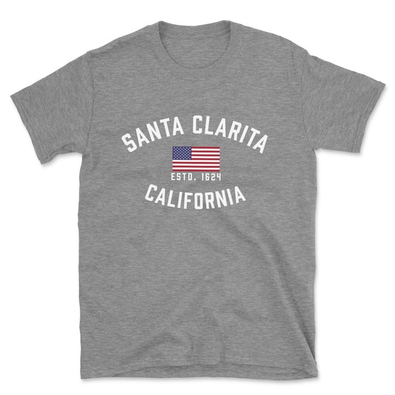 Santa Clarita California Patriot Men's Cotton T-Shirt