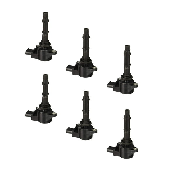Set of 6 ISA Ignition Coils Compatible with 2006-2015 Mercedes Benz CLK ML E C GLK R SLK Class V6 3.5L Replacement for UF535 UF585