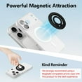 thumbnail image 4 of RIHJIN-Double Sided Magnetic Silicone Ring Grip Phone Holder, Soft and Portable, Strong Magnetic Attraction, Compatible with iPhone 17/16/15/14/13/12 MagSafe Phone Case Accessories (Black), 4 of 4