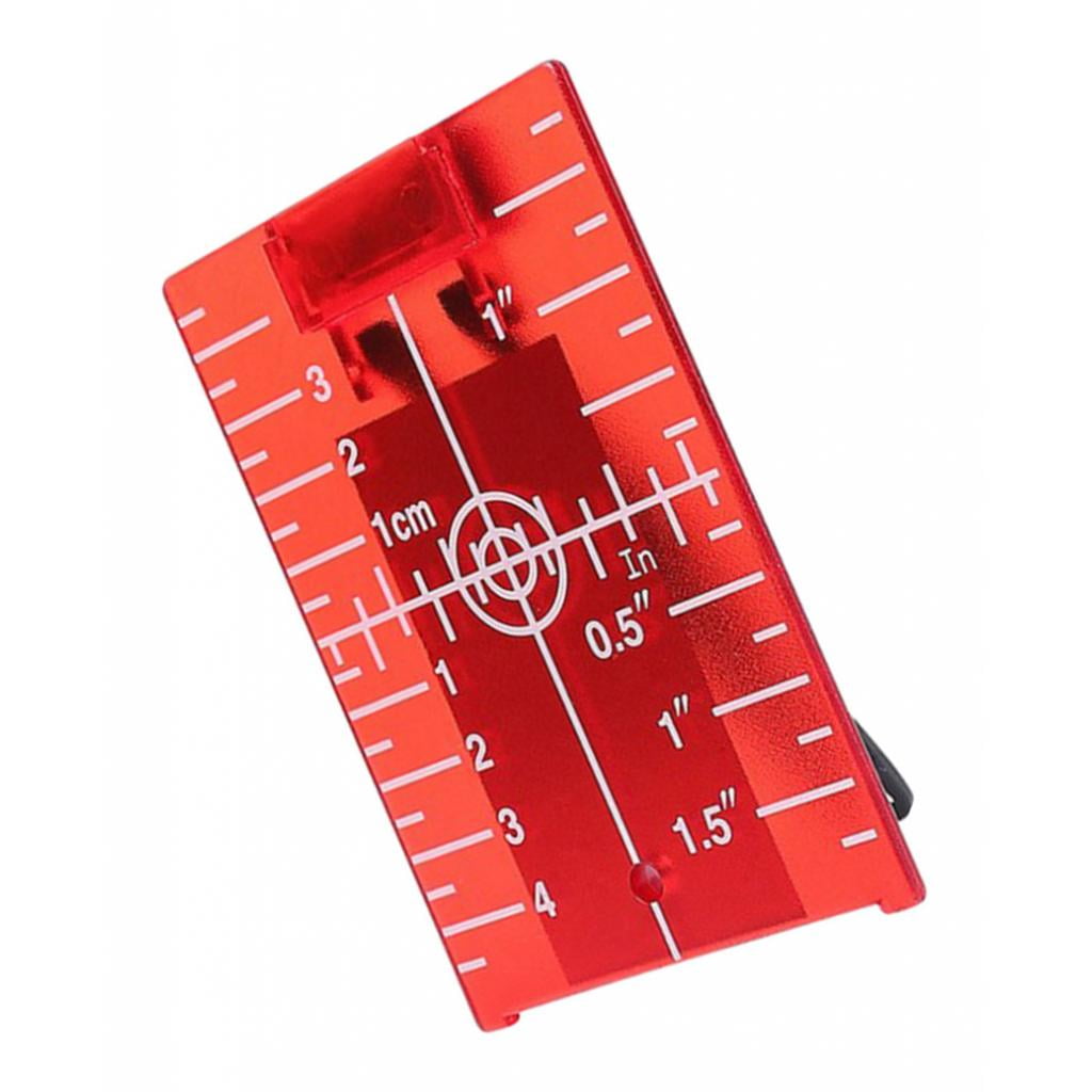 Magnetic Floor Laser Target Plate Card with Stand for Beam