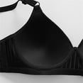 thumbnail image 6 of Gymayou Women Wireless Bra for Elderly Ladies Breathable Full Coverage Support Bra Adjustable Strap 3 Row Back Hook Comfort Lingeries Black 36, 6 of 6