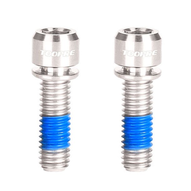 2Pcs MTB Bike Disc Brake Fixing Screws Titanium Alloy Bicycle Refitting