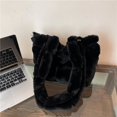 thumbnail image 4 of Bolso Hombro para Mujer Mano Peludo Informal Felpa Compras Suave (), 4 of 8