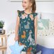 thumbnail image 4 of Fotbe Dogs Vestido de Dormir para Niñas de 3 a 10 Años, Mangas Cortas, Estilo Princesa, Pijama Camisón con Mangas Voladas-Medium, 4 of 6