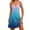 30#Blue, variant on Summer Dress for Women Casual Trendy Ombre Gradient V-Neck Sleeveless Beach Vacation Mini Tank Sundress with Pocket