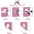 thumbnail image 3 of Gogcaro Small Weatherproof Guillotine Pet Door for Interior Exterior Doors, 1 Pack, 3 of 6
