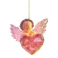 thumbnail image 5 of 4PCS Valentine's Day Angel Ornaments - Angel Valentines Decoration, Christmas Tree Decoration | Tree 2D Valentine's Day Pendant, Rearview Mirrors Accessories, Backpack Pendant for Home Decor, 5 of 9