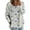 Light Blue, variant on Blouse for Women Plus Size Long Sleeve Enthic Western Tops for Women Crew Neck Casual Loose Pullover Tops