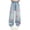 A02-Pink, variant on Back To School Baggy Jeans for Girls Cute Bow High Waist Wide Leg Denim Pants Y2k Clothes for Kids and