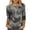 Gray, variant on Womens Cute Tops for Women Summer Casual Crew Neck Bodycon Tops - Split Hem Tulle Boho Purple M