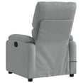 thumbnail image 2 of vidaXL Massage Recliner Chair Light Grey Fabric, 2 of 5