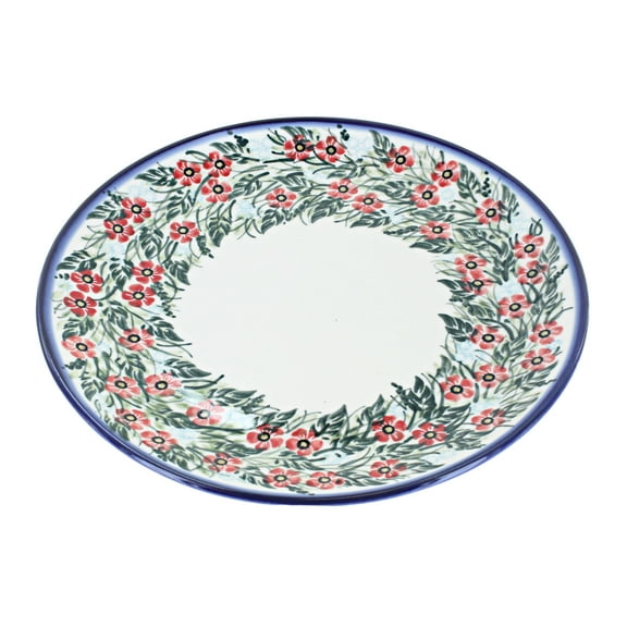 Blue Rose Polish Pottery Chloe Dinner Plate