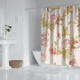 thumbnail image 2 of Floral and Hummingbird Garden Shower Curtain 72x72 Inches, Quick-Dry Polyester with Bright Country Look, 2 of 5