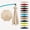 Beige, variant on 11FT Beige Cantilever Patio Umbrella Replacement Canopy Outdoor Large Round 8 Ribs Length 64" to 66" (Canopy Only) Waterproof & UV