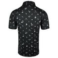 thumbnail image 2 of Snake Eyes Golf Palm Trees Print Polo Black Medium, 2 of 3