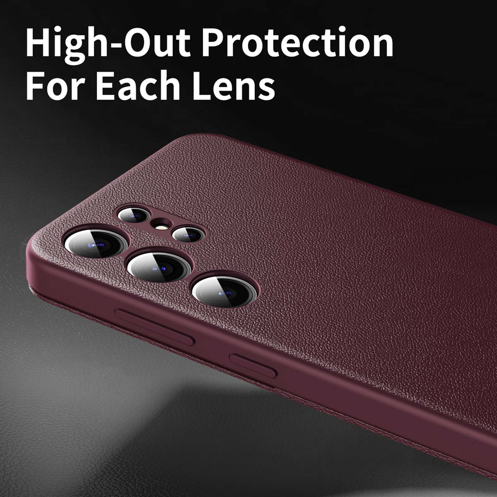 Compatible WIth Samsung Galaxy S26 Ultra Phone Case,Flip Cover,With Card Slots,With Intelligent Window,PU Leather Shockproof Anti-fall Thin Fit Phone Case for Samsung Galaxy S26 Ultra,Red