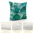 thumbnail image 4 of SHANXI Throw Pillow Covers Colorful Green Design Square Pillowcase for Home Decor Sofa Car Bedroom Pillow case 12x12in, 4 of 5