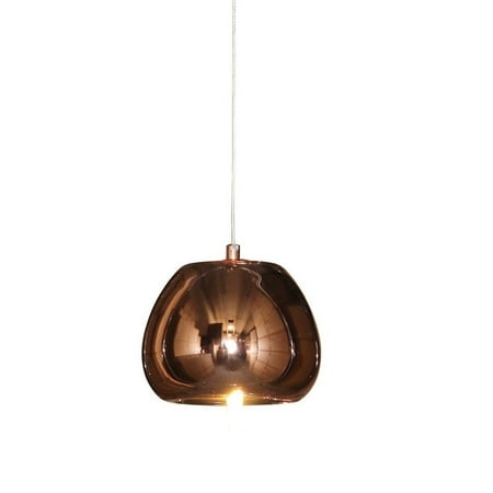 Solid Copper Designer Pendant - lightupmyhome Venus Mirrored Pendant Chandelier Polished Copper