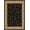 Black and Gray, variant on Como Area Rug 1599 Ivory Italian Bordered 2' 2" x 7' 7" Rectangle