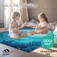 thumbnail image 4 of ODIKA 8'x10' Machine Washable Non-Slip Area Rug, Whimsical Octopus Nautical Style High Traffic Rug, Blue, 30601, 4 of 7