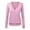 Pink, variant on Baberdicy Cardigan for Women Women's V Neck Cardigan Sweater Plus Jacket Solid Color Knitted Sweater Cardigan Sweaters for Women Black L