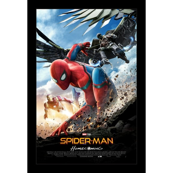 SPIDER-MAN HOMECOMING - 11x17 Framed Movie Poster