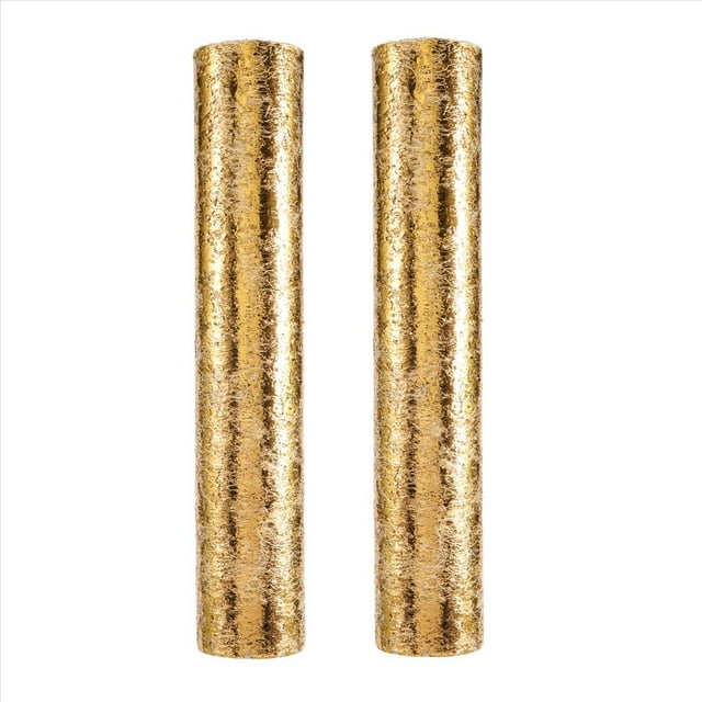 Camino de Mesa de 2 Piezas, Rollo de Cinta de Tul de PoliéSter Brillante con LáMina Dorada, DecoracióN de Navidad para Bodas y Fiestas de CumpleañOs