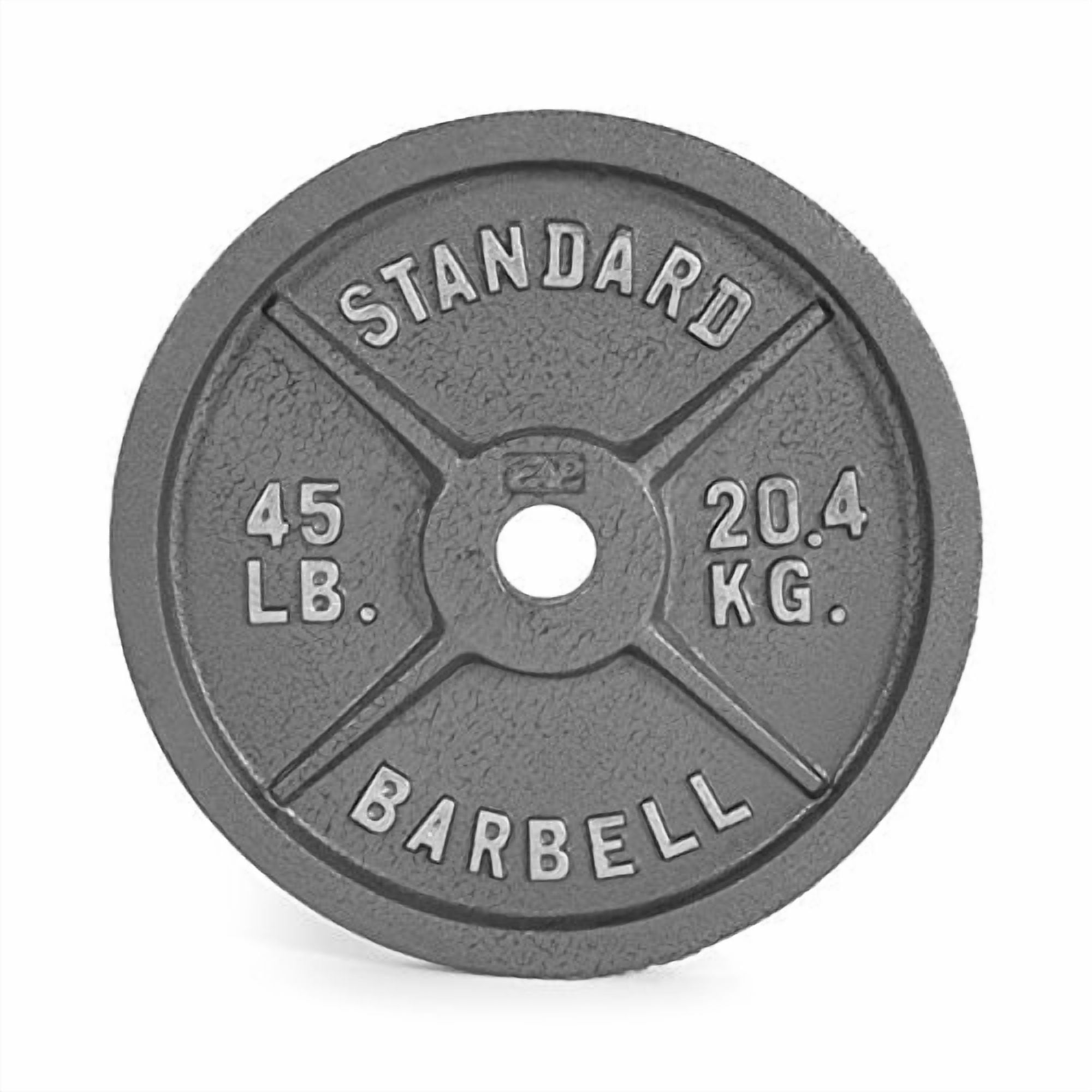 Plaques Olympiques Fonte 2 X 25 Lb (50 Lb Total) – Trou 2″ – Standards