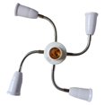 thumbnail image 3 of Adaptador Flexible E27 para Portalámparas Múltiple con Extensión Giratoria 360 Grados Brazo Flexible Material PC Adecuado para Dormitorio Oficina Expo 5 cabezas, 3 of 8