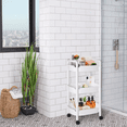 thumbnail image 3 of Carrito Organizador Multiusos 3 Niveles Plástico Blanco, 3 of 5
