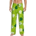 thumbnail image 2 of Kdxio St Patrick's Day7 Print Men's Sleep Pajama Pant Lounge Pants with Pockets, 2 of 8