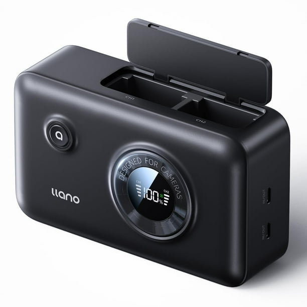 Cargador de cámara llano NP-FZ100 con batería externa de 12400 mAh de 20 W