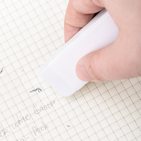 Block White Eraser, 10 Count (Pack of 1)