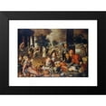 thumbnail image 2 of Pieter Aertsen 24x17 Black Modern Framed Museum Art Print Titled - Market Scene with Christ and the Adulteress (1559), 2 of 5