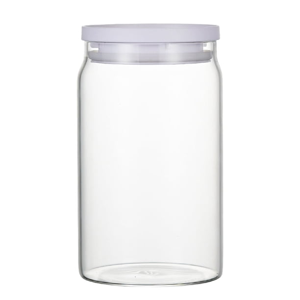 Bewildely Tanque de vidrio sellado creativo, solución versátil y elegante para todas las necesidades de almacenamiento, transparente, Almacenamiento y organización del hogar 1500ml