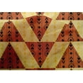 thumbnail image 4 of oneOone Cotton Silk Fabric Stripe|Diamond & Triangle Geometric Print Fabric BTY 42 Inch Wide, 4 of 4