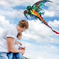 thumbnail image 3 of Cometas Laptony para niños y adultos que vuelan fácilmente con viento fuerte o ligero en el parque, playa, creando recuerdos con miembros de la familia., 3 of 7