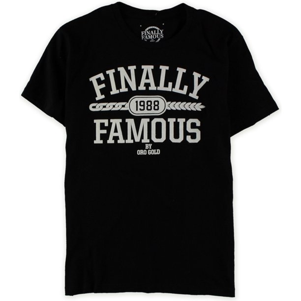 Ecko Unltd. Camiseta con adornos de fieltro para hombre, negra, mediana Ecko Unltd. Camiseta adornada