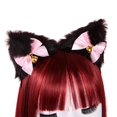 thumbnail image 1 of Diadema De Lolita De Anime Dulce Y Adorable Para Mujer, Orejas De Gato De Peluche Peludas, Aro Para El Pelo, Campanas Con Lazo, Accesorios Para El Cabello, Accesorios Para Fiesta Minnieouse AP006784-04, 1 of 4