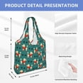 thumbnail image 2 of Xecao's Cartoon Poodle Dog Canvas Tote Bag is a versatile choice for women, serving as a stylish beach bag, shopping bag,and reusable grocery bag., 2 of 5