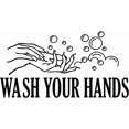 thumbnail image 1 of miduoudo-Wash Your Hands Wall Decal Viny Removable Art Stickers Bathroom Decoration, 1 of 4