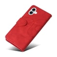 thumbnail image 7 of Allytechgroup Flip Cover Case for iPhone 16, RFID Blocking PU Leather TPU Inner Folio Stand Hand Wrist Cards Holder Wallet Case for Apple iPhone 16, Red, 7 of 7