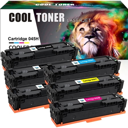 Ink realm Compatible Toner Replacement for Canon 045 045H Color ImageCLASS MF634Cdw MF632Cdw LBP612Cdw MF632 MF634 Toner Printer Ink  3Black+Cyan+Magenta+Yellow  6-Pack price history on PriceWatchPro