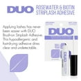 thumbnail image 3 of Adhesivo para pestañas DUO Rosewater & Biotin Clear, 5 g x 2, 3 of 7